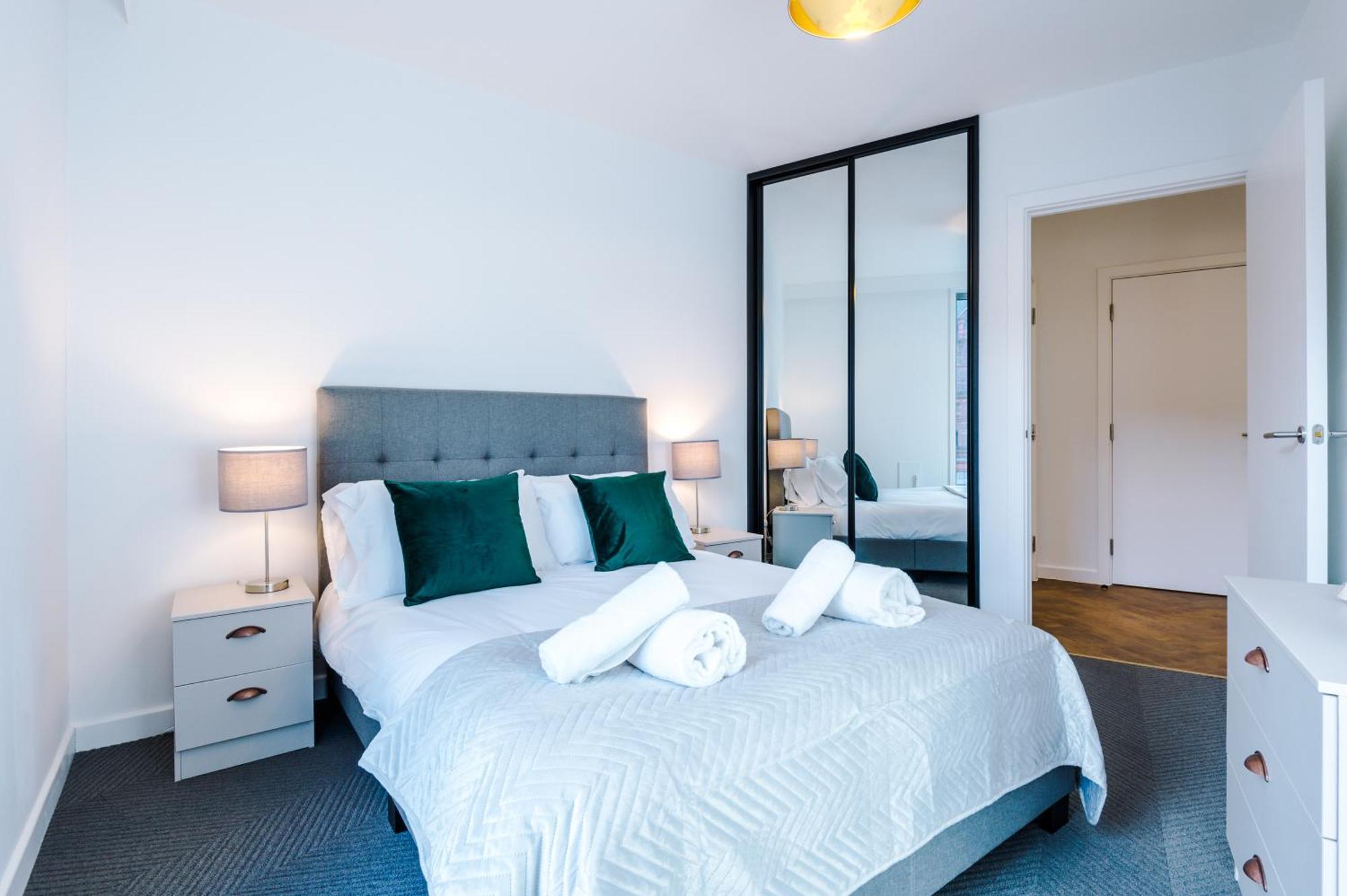 Hilltop Serviced Apartments - Ancoats Manchester Ruang foto