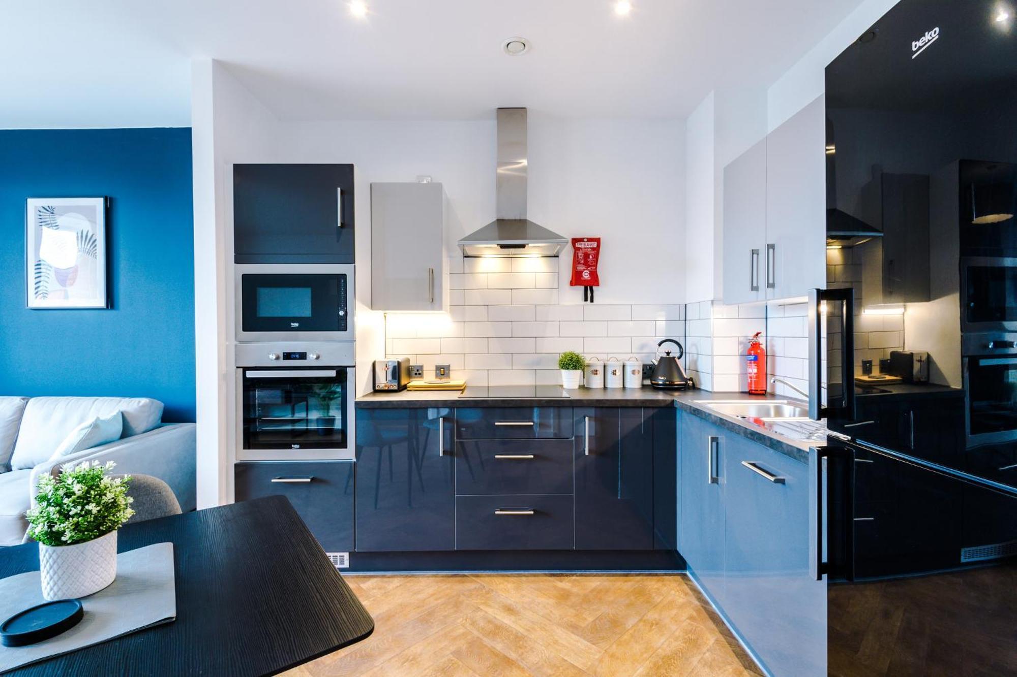 Hilltop Serviced Apartments - Ancoats Manchester Ruang foto